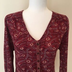 Lucky Brand Floral Blouse